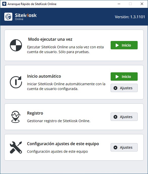 Inicio automático del Sistema